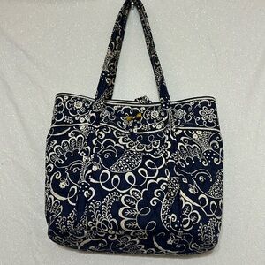 Vera Bradley Navy and white bag.
